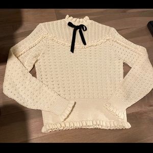 Zara lace knit top